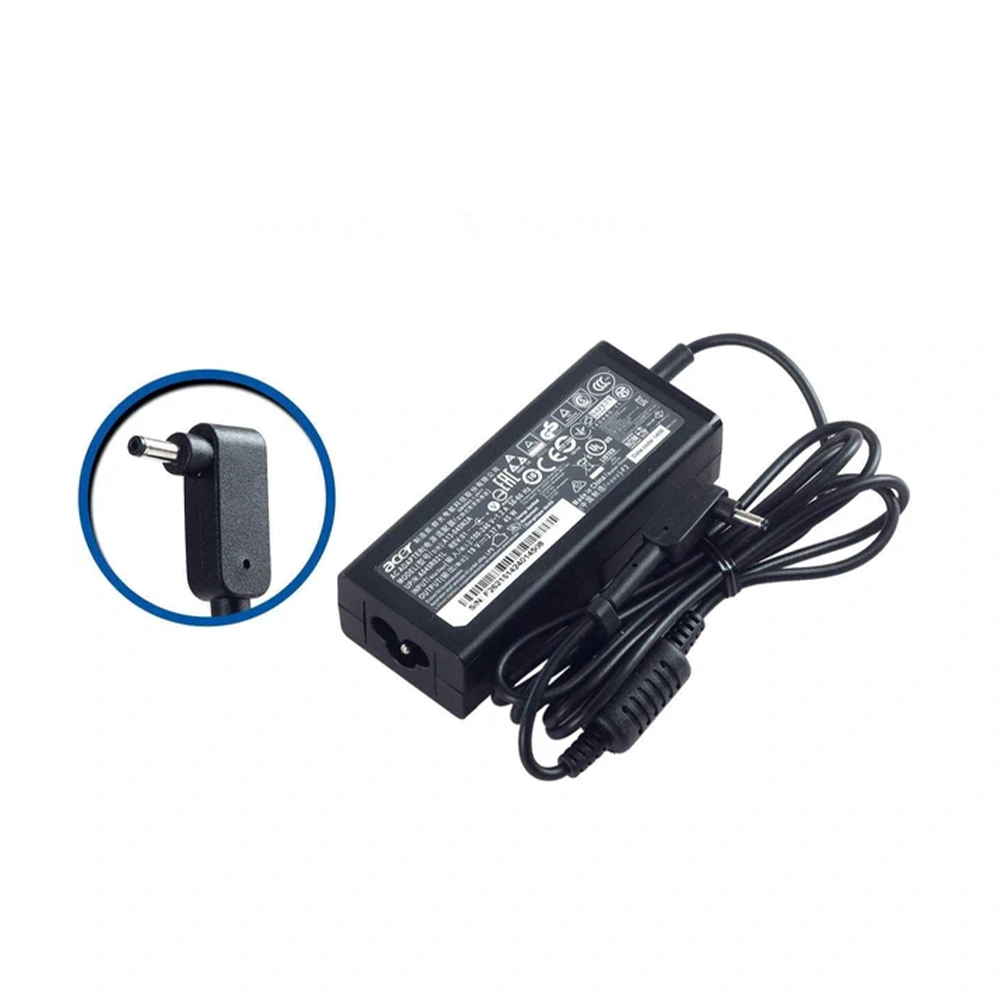 Acer Original Laptop Adapter 45w | 19v/2.37a | 3.0mm x 1.1mm view 2